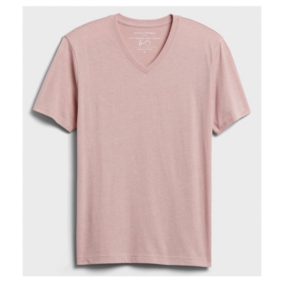Banana Republic Premium Wash V-Neck T-Shirt